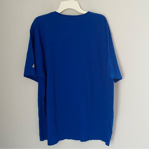 Adidas Performance Men’s The Go To Tee Brazil Blue Crew Neck Short Sleeve Tee 2X - Picture 3 of 3